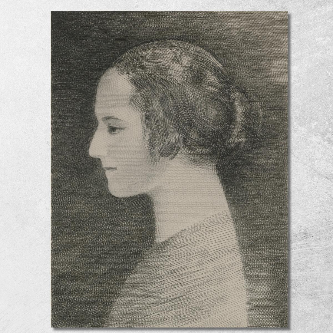 Profilo Di Helena Rubinstein Louis Marcoussis lmr33 quadro stampato su tela Profilo Di Helena Rubinstein Louis Marcoussis lmr33 quadro stampato su tela