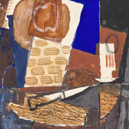 Natura Morta Con Coltello Louis Marcoussis lmr36 quadro stampato su tela