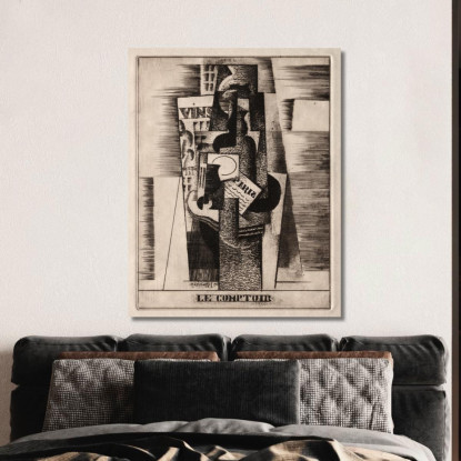 Il Bar Louis Marcoussis lmr37 quadro stampato su tela