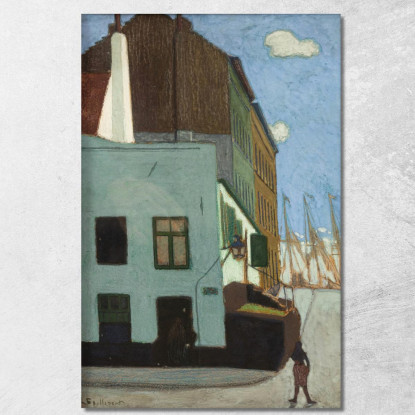 Il Pulpito Di Ostenda Léon Spilliaert lsp31 quadro stampato su tela