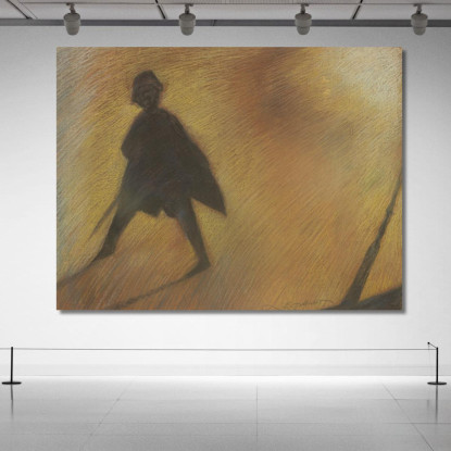 La Fine Di Una Bella Figura Di Giorno In Controluce Léon Spilliaert lsp53 quadro stampato su tela
