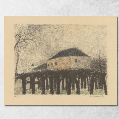 Siti Brabanti 9 Léon Spilliaert lsp107 quadro stampato su tela
