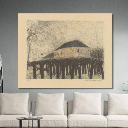 Siti Brabanti 9 Léon Spilliaert lsp107 quadro stampato su tela