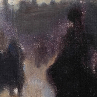 Interno Di Una Chiesa A Parigi Magnus Enckell mek25 quadro stampato su tela
