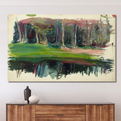 Paesaggio 3 Magnus Enckell mek30 quadro stampato su tela