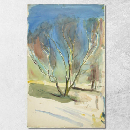 Paesaggio Magnus Enckell mek32 quadro stampato su tela
