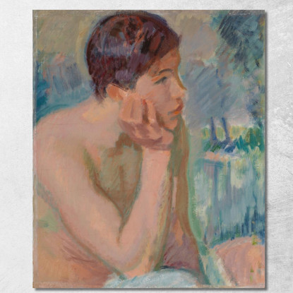 Perso Nei Pensieri Magnus Enckell mek34 quadro stampato su tela