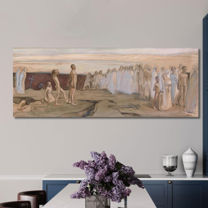 Risurrezione Magnus Enckell mek63 quadro stampato su tela