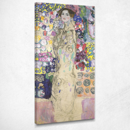 Ritratto Di Maria Munk Gustav Klimt kg97 quadro stampato su tela