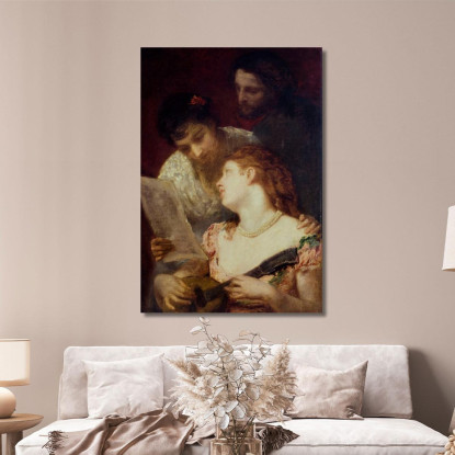 Festa Musicale Mary Cassatt mcs25 quadro stampato su tela