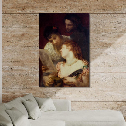 Festa Musicale Mary Cassatt mcs25 quadro stampato su tela