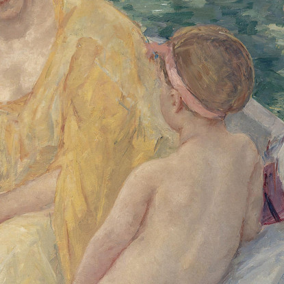 Il Bagno Mary Cassatt mcs26 quadro stampato su tela