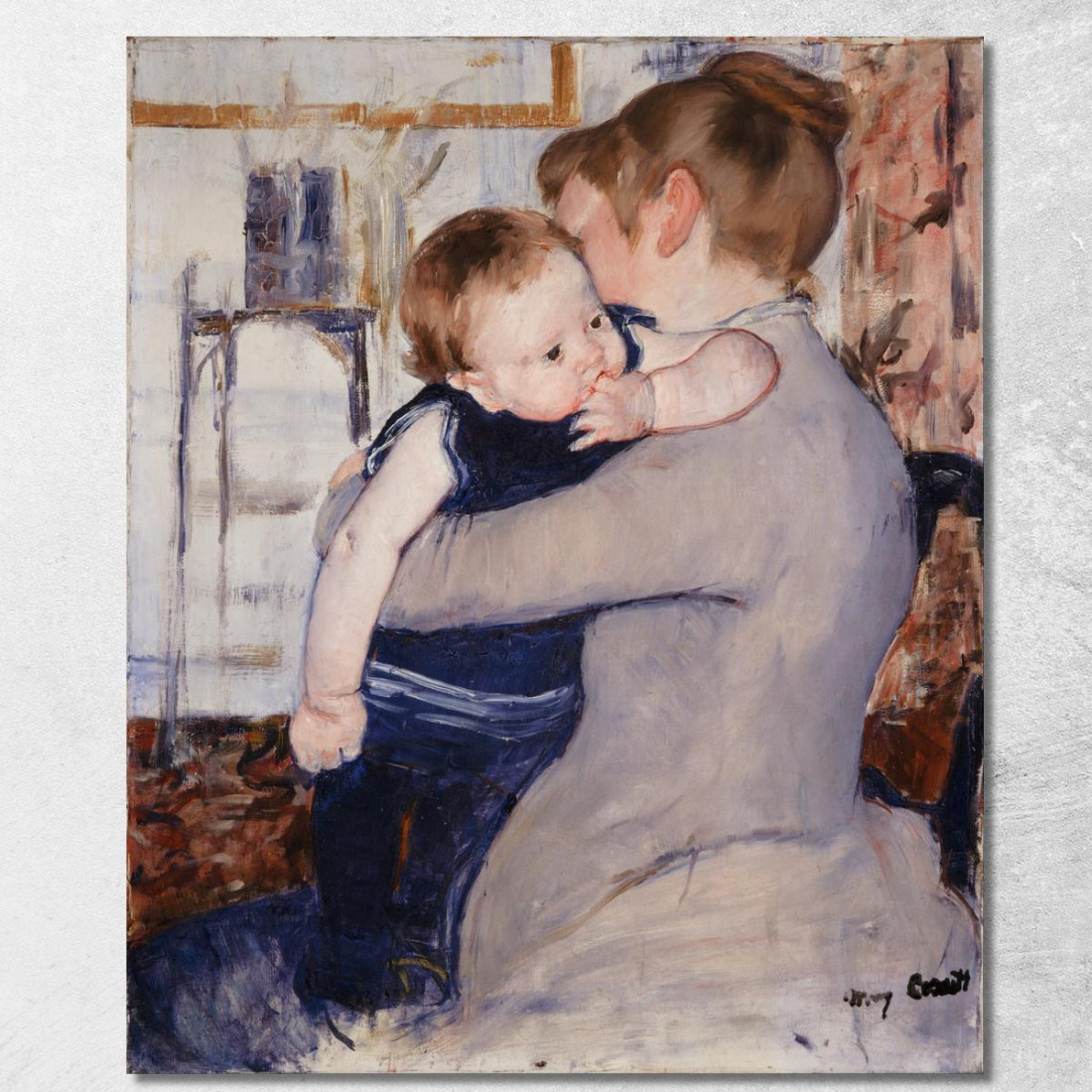Madre E Figlio 2 Mary Cassatt mcs31 quadro stampato su tela Madre E Figlio 2 Mary Cassatt mcs31 quadro stampato su tela