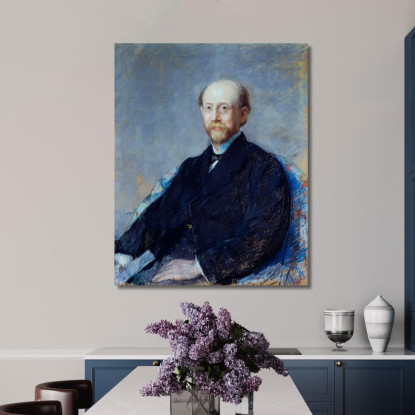 Ritratto Di Un Uomo Mary Cassatt mcs38 quadro stampato su tela