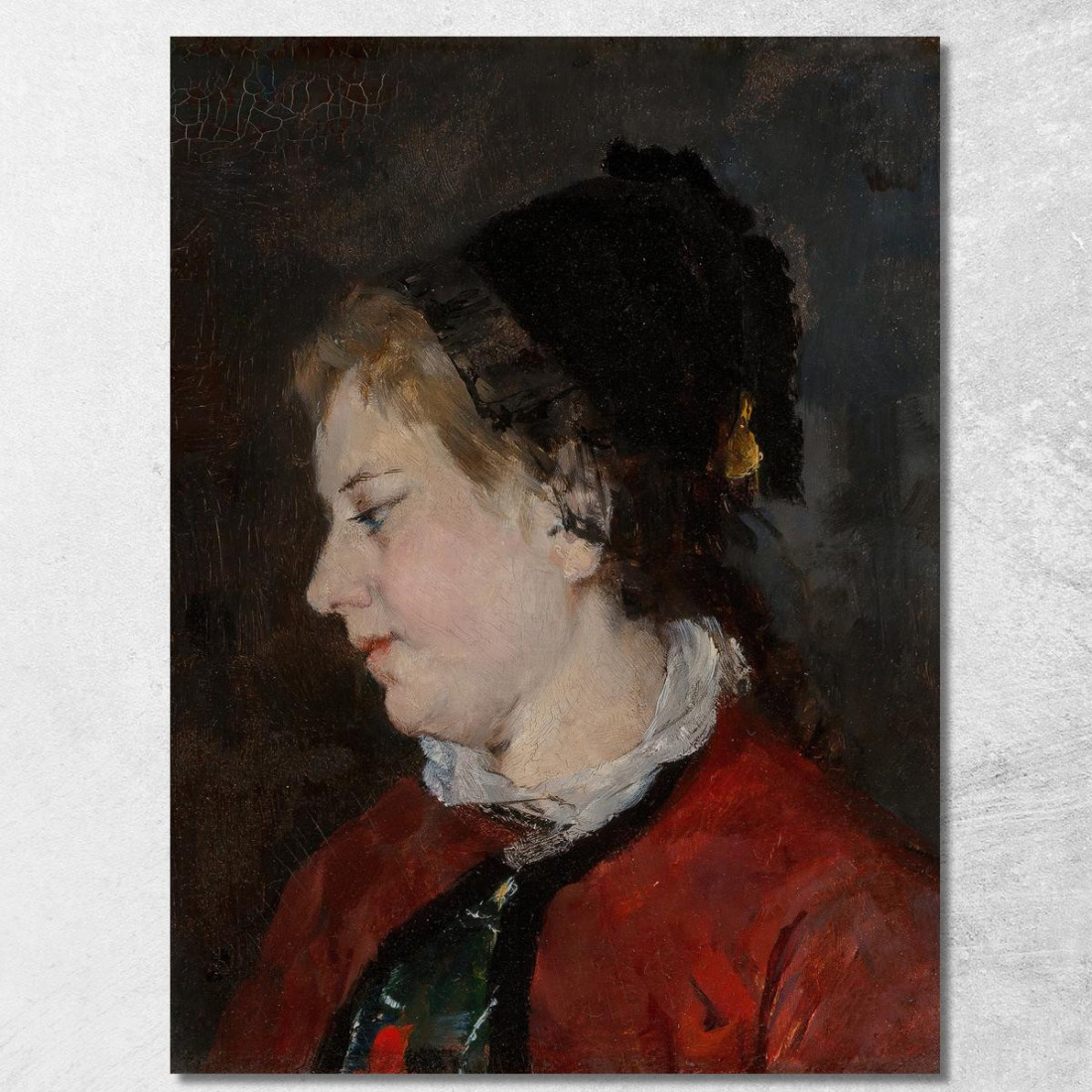 Ritratto Di Madame Sisley Mary Cassatt mcs40 quadro stampato su tela Ritratto Di Madame Sisley Mary Cassatt mcs40 quadro stampato su tela