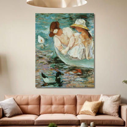 Estate Mary Cassatt mcs45 quadro stampato su tela