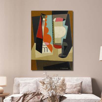 Natura Morta Cubista María Blanchard mbl8 quadro stampato su tela