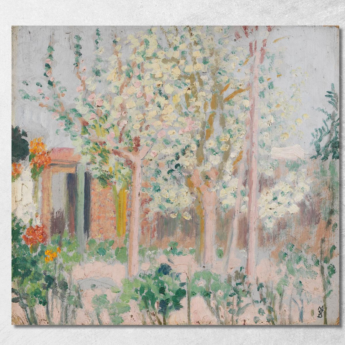 Bouquet Di Alberi In Fiore Maurice Denis mdn7 quadro stampato su tela