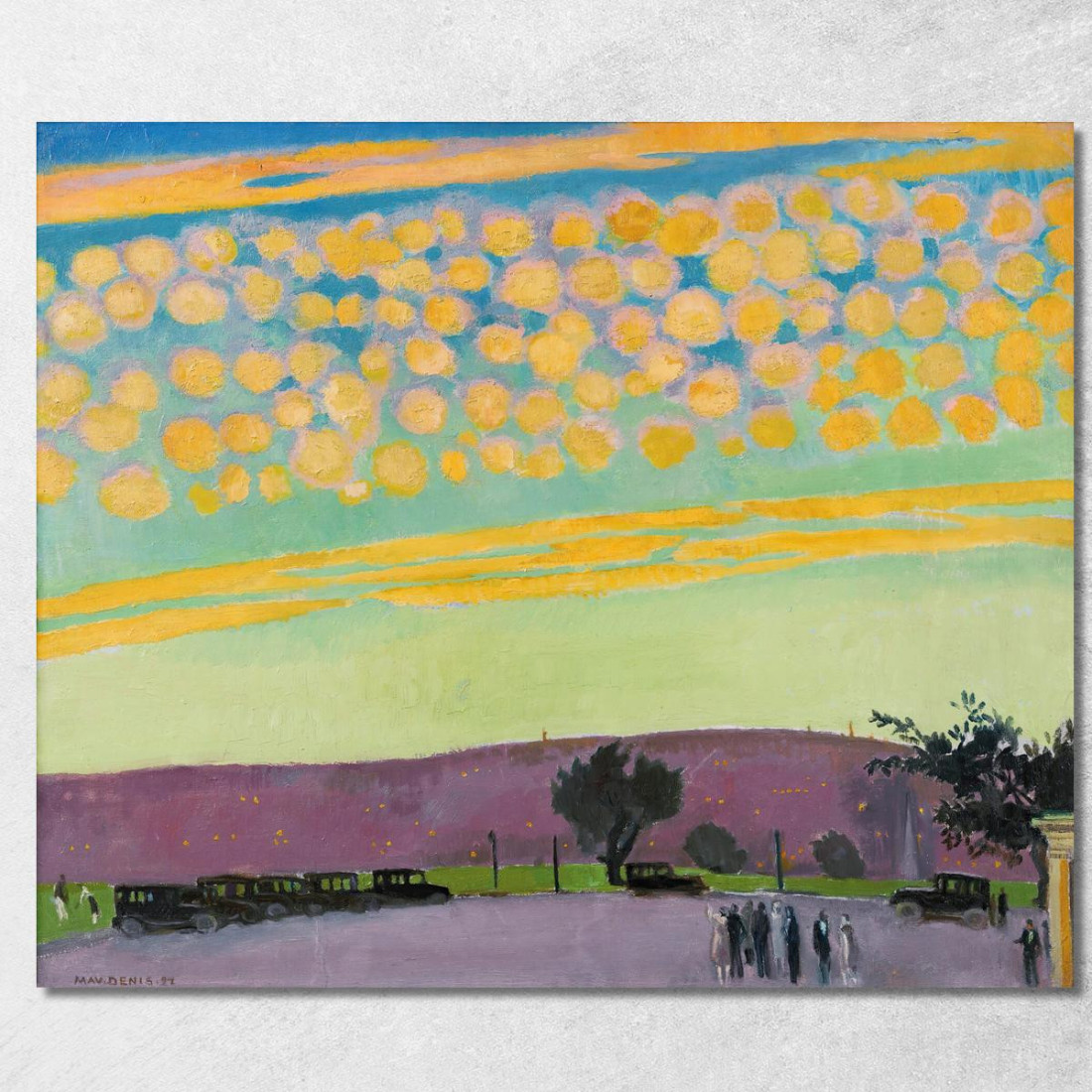 Tramonto Di Pittsburgh Maurice Denis mdn11 quadro stampato su tela