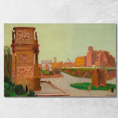 L'Arco Di Costantino Foro Maurice Denis mdn20 quadro stampato su tela