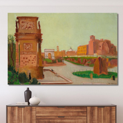 L'Arco Di Costantino Foro Maurice Denis mdn20 quadro stampato su tela