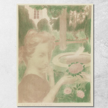 Il Profumo Del Mattino Strappa Uit De Reeks Maurice Denis mdn30 quadro stampato su tela