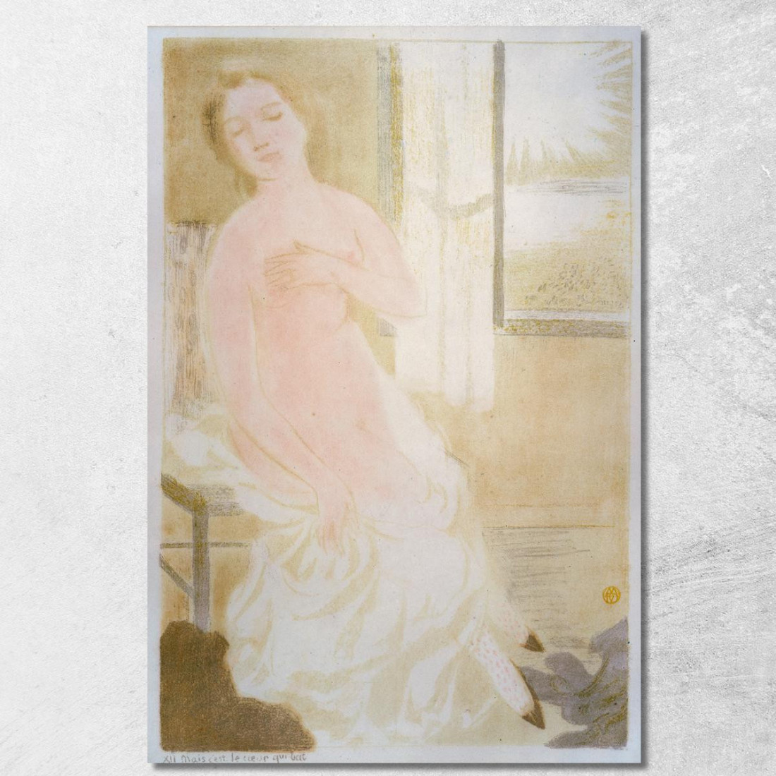 Ma È Il Cuore Che Batte Troppo Forte Maurice Denis mdn41 quadro stampato su tela Ma È Il Cuore Che Batte Troppo Forte Maurice Denis mdn41 quadro stampato su tela