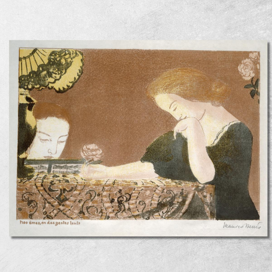 Le Nostre Anime In Gesti Lenti Maurice Denis mdn46 quadro stampato su tela