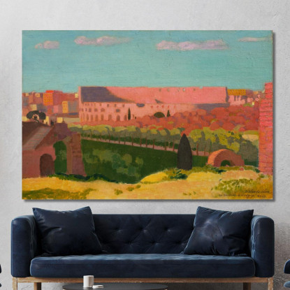 Veduta Del Colosseo Maurice Denis mdn67 quadro stampato su tela