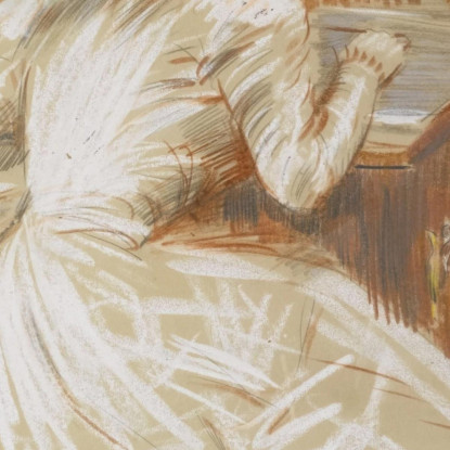 Madame Helleu Al Suo Segretario Paul César Helleu pch24 quadro stampato su tela
