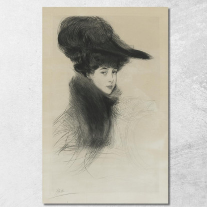 Ritratto Di Consuelo Vanderbilt La Duchessa Di Marlborough Paul César Helleu pch45 quadro stampato su tela