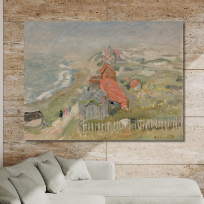 La Casa Lungo La Strada O Le Case Sulla Scogliera Pierre Bonnard pbn23 quadro stampato su tela
