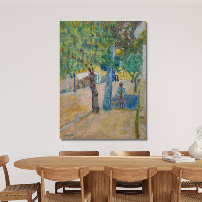 Personaggio Sotto Un Albero Pierre Bonnard pbn54 quadro stampato su tela