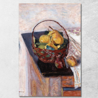 Il Canestro Di Frutta Pierre Bonnard pbn69 quadro stampato su tela