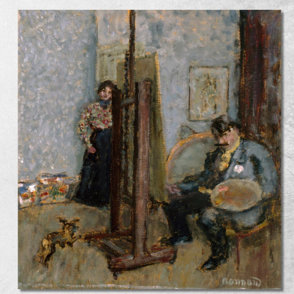 Lo Studio Del Pittore Pierre Bonnard pbn72 quadro stampato su tela