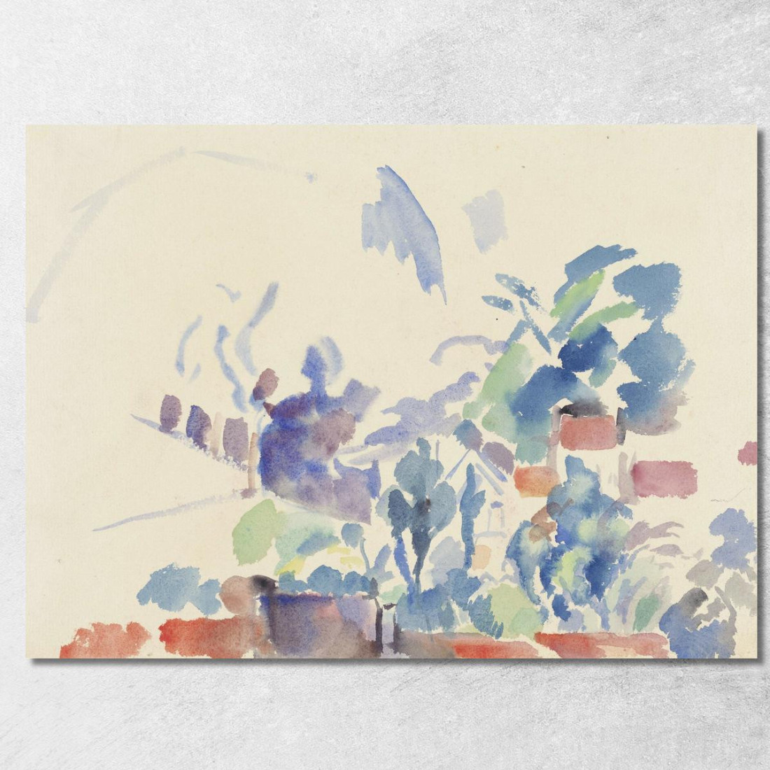 Paesaggio Boitsfort Rik Wouters rwo12 quadro stampato su tela Paesaggio Boitsfort Rik Wouters rwo12 quadro stampato su tela