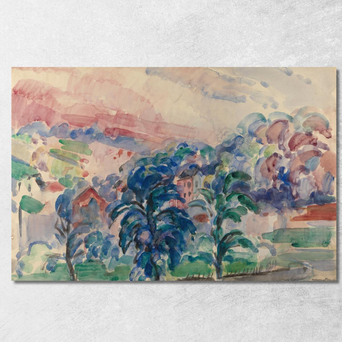 Boitsfort Mattutino Rik Wouters rwo13 quadro stampato su tela Boitsfort Mattutino Rik Wouters rwo13 quadro stampato su tela
