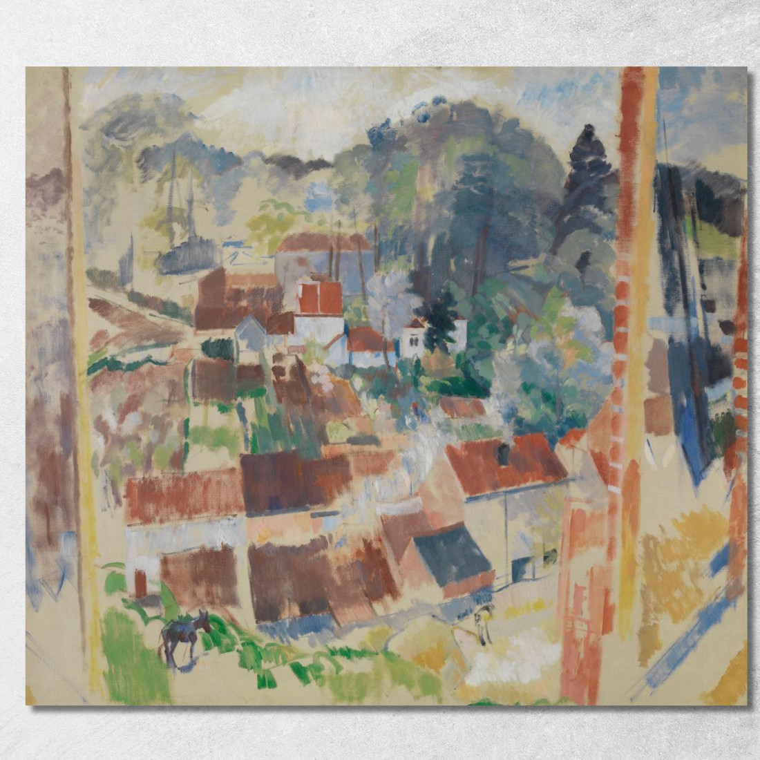 Finestra Aperta Su Boitsfort Rik Wouters rwo18 quadro stampato su tela Finestra Aperta Su Boitsfort Rik Wouters rwo18 quadro stampato su tela