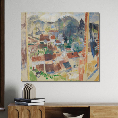 Finestra Aperta Su Boitsfort Rik Wouters rwo18 quadro stampato su tela