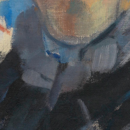 Autoritratto Con Sigaro Rik Wouters rwo28 quadro stampato su tela