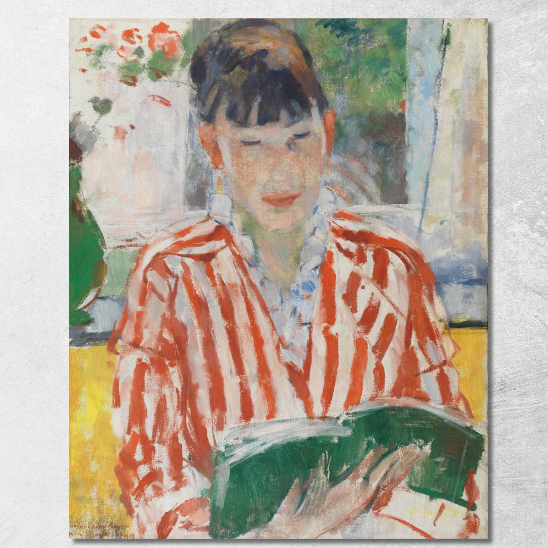 Donna Che Legge 2 Rik Wouters rwo42 quadro stampato su tela Donna Che Legge 2 Rik Wouters rwo42 quadro stampato su tela