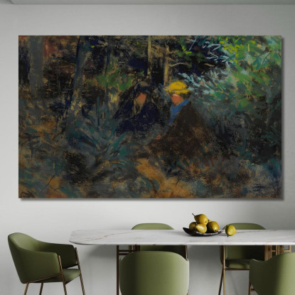 Conversazione Nella Foresta Robert Henri rhn11 quadro stampato su tela