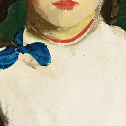 Piccola Ragazza Irlandese Robert Henri rhn36 quadro stampato su tela
