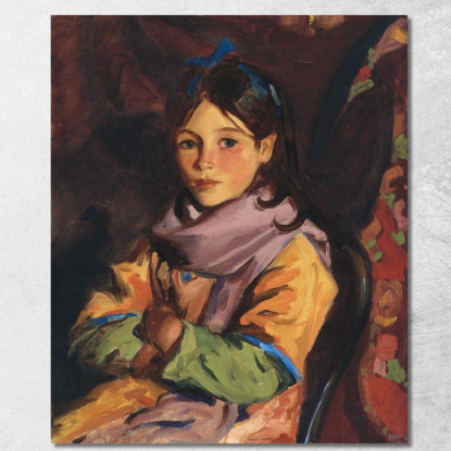 Maria Agnese Robert Henri rhn40 quadro stampato su tela