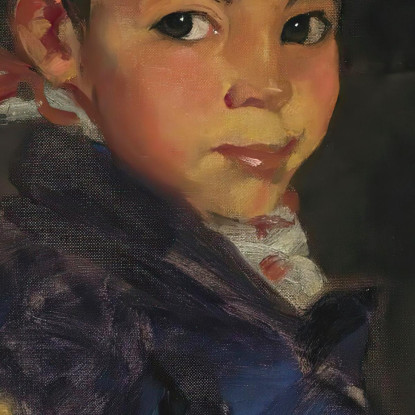 Giovane Sportivo Francisco Robert Henri rhn75 quadro stampato su tela