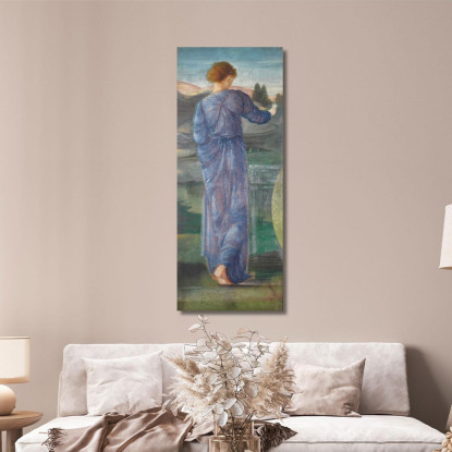 Una Figura Femminile In Un Paesaggio Sir Edward Coley Burne-Jones ecb1 quadro stampato su tela