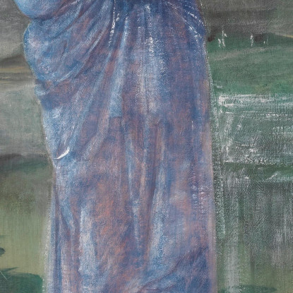 Una Figura Femminile In Un Paesaggio Sir Edward Coley Burne-Jones ecb1 quadro stampato su tela