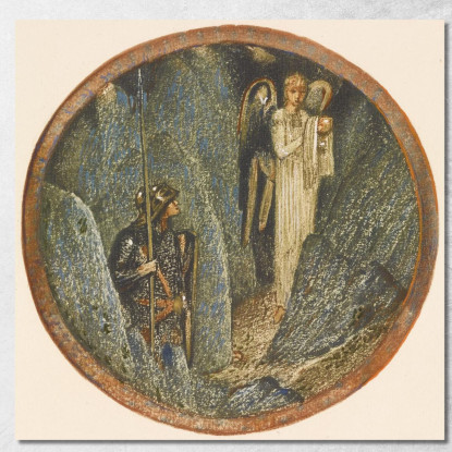 Premio D'Onore Sir Edward Coley Burne-Jones ecb30 quadro stampato su tela