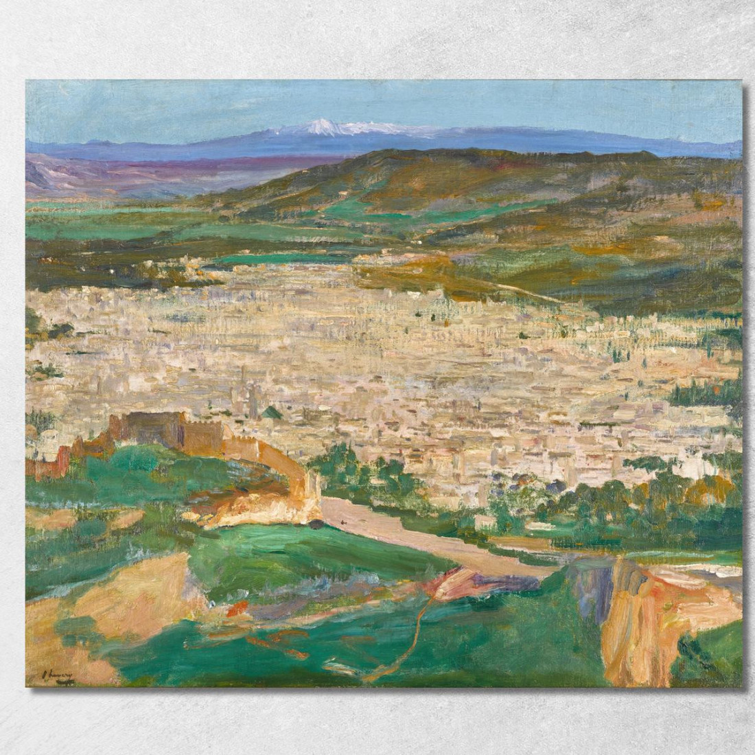 Una Vista Di Fez Sir John Lavery sjl6 quadro stampato su tela