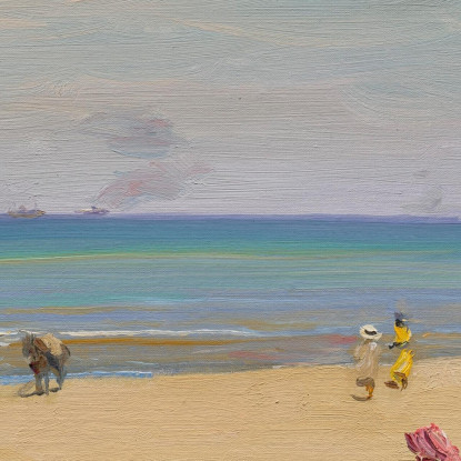 Sulla Sabbia Sir John Lavery sjl34 quadro stampato su tela